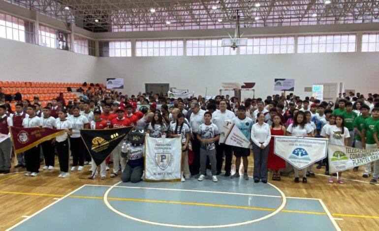 Activa SET desarrollo integral de la juventud con Encuentro Estatal Artístico, Deportivo y Cultural de la Educación Media Superior