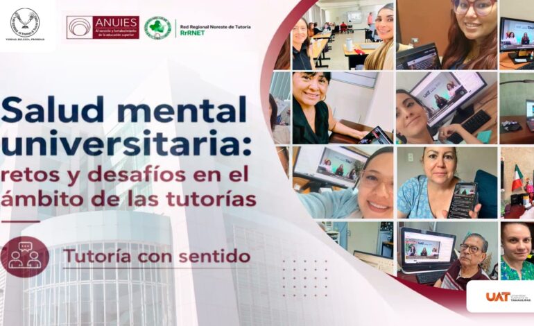 Reúne la UAT a más de tres mil universitarios en webinarios sobre salud mental