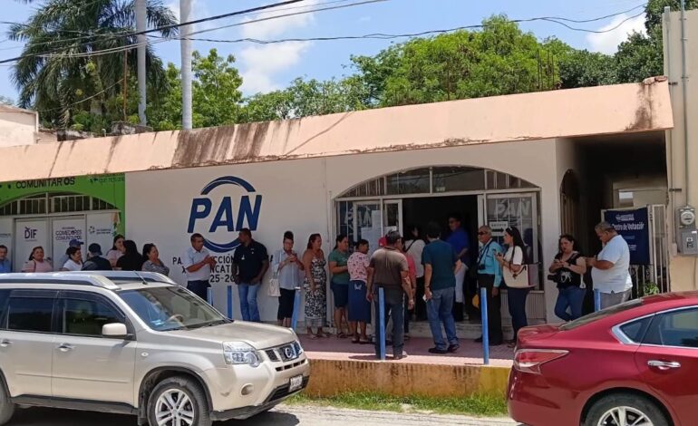 Militancia del PAN participa en elección para renovar la dirigencia estatal en Tamaulipas
