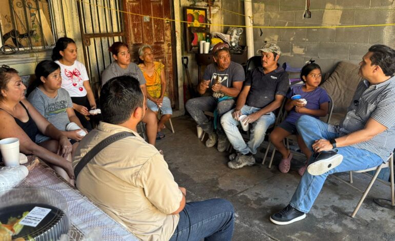 Continúa Humberto Prieto Herrera en territorio, atendiendo y escuchando a las familias de Reynosa