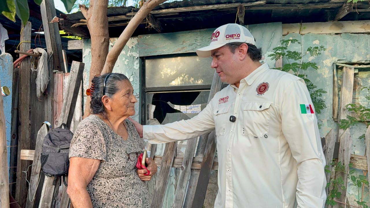 Fortalece Sergio «Cheko» Ojeda trabajo en territorio con recorridos casa por casa en Nuevo Laredo