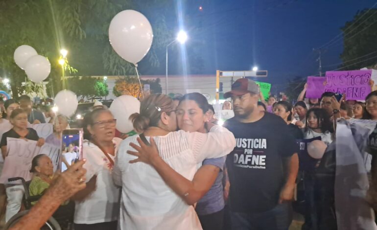 Dafne rompió fronteras: Xicoténcatl caminó abrazando el dolor de una madre