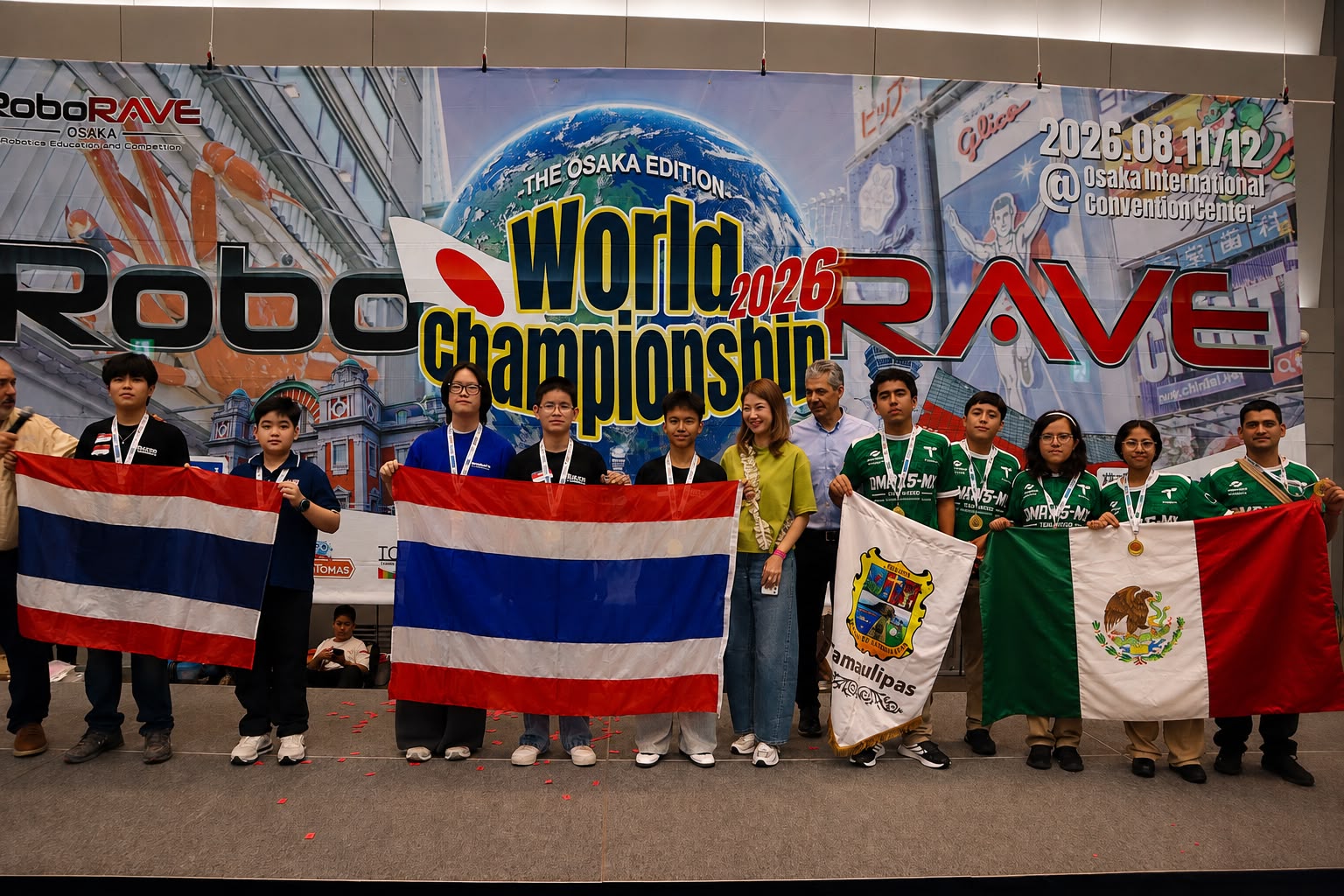 CONALEP Tamaulipas conquista segundo lugar mundial de robótica en Japón