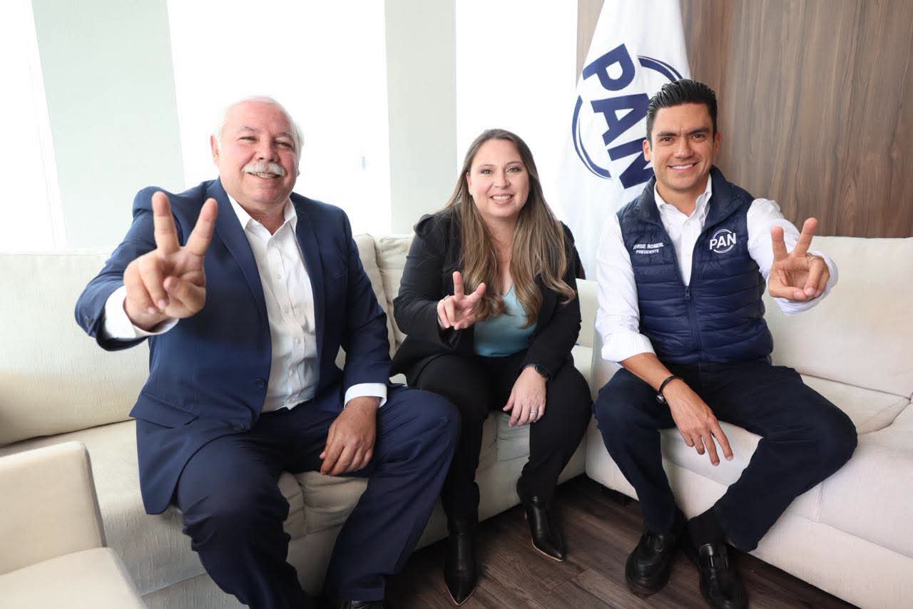 Visitan al presidente nacional del PAN, Jorge Romero