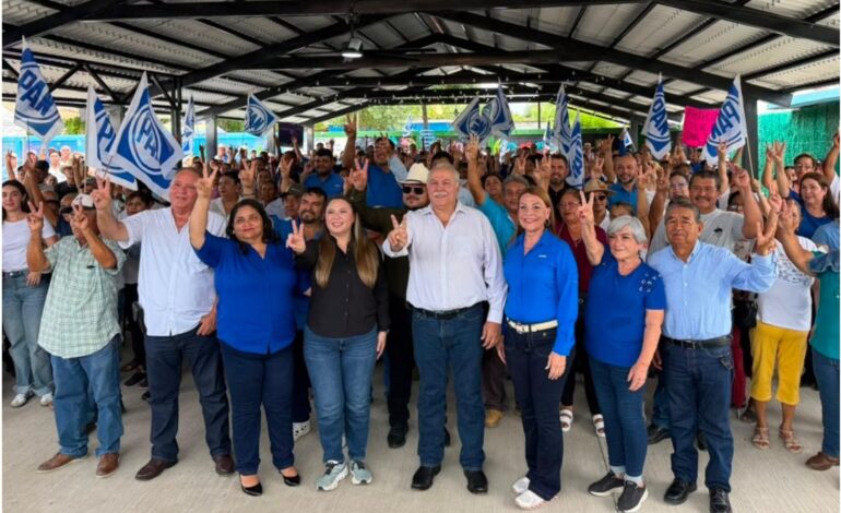 Gloria Garza y César Verástegui realizan gira de trabajo por los municipios de González y Aldama